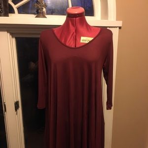 Rolla Coster Size S A-Line Burgundy Dress